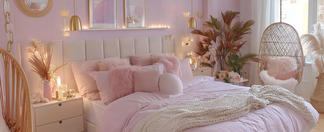 Cozy Pink Bedroom Ideas for Apartments and Small Spaces