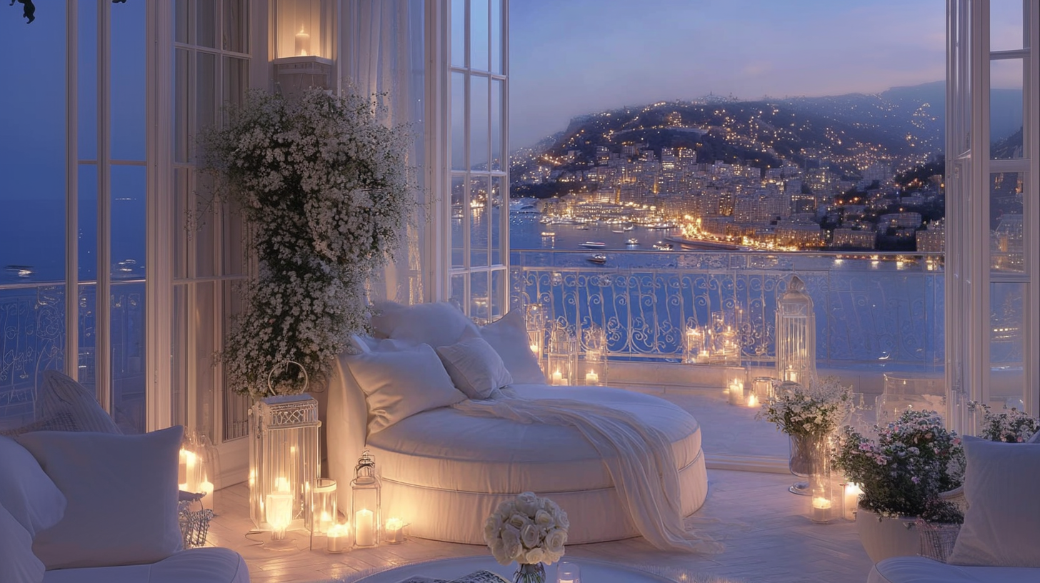 How to Create a Dreamy Whimsical Indoor-Outdoor Balcony Sanctuary | Romantic Candlelit Decor